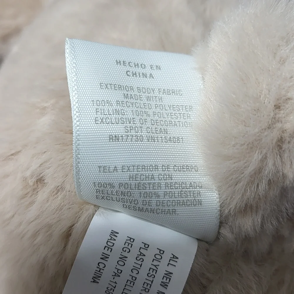 Cloud‎ Island Baby Bear Plush Security Blanket Comfort Toy Tan
